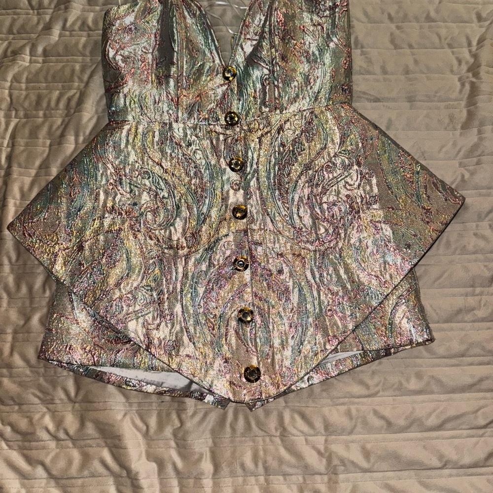 AKIRA Iridescent Silver Jacket